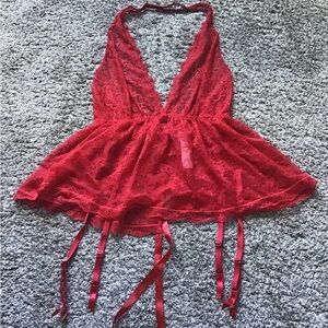 Victoria’s Secret red lingerie size medium